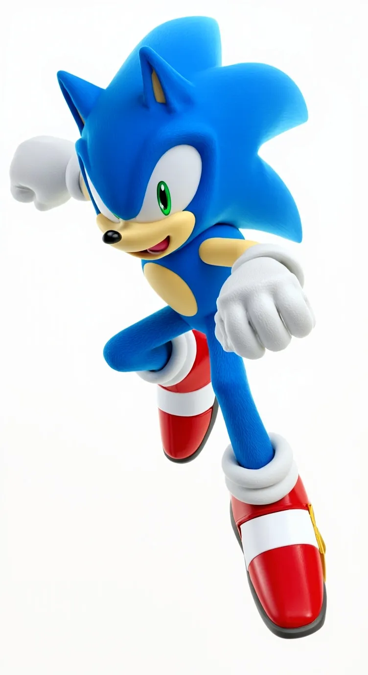 ai character: sonic  background