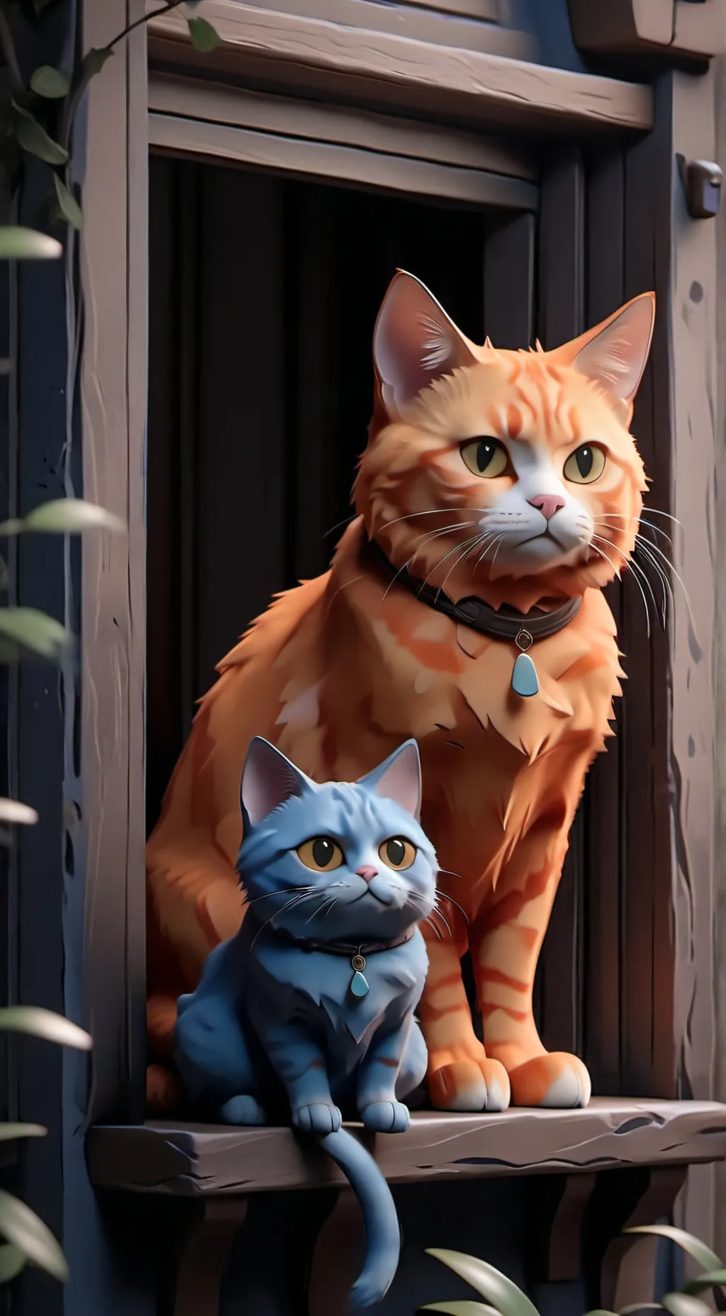 ai character: Tom and Patrick  background