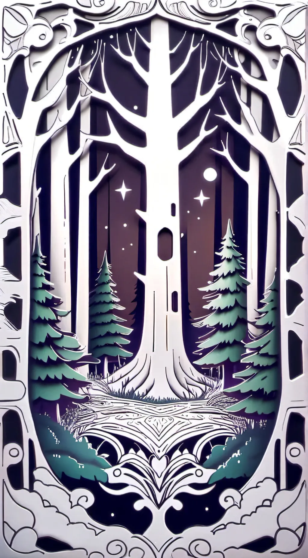 ai character: Wonderland :0 background