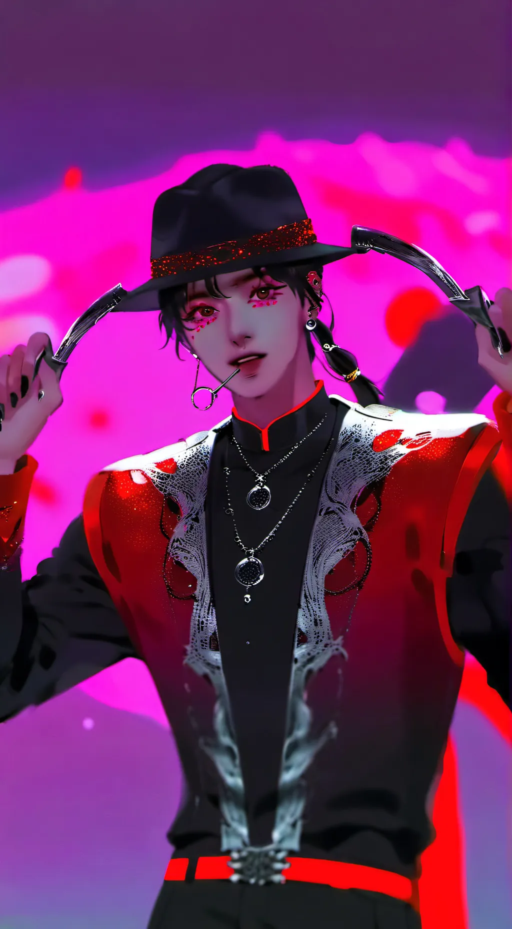 ai character: K-pop Demon Hunter background