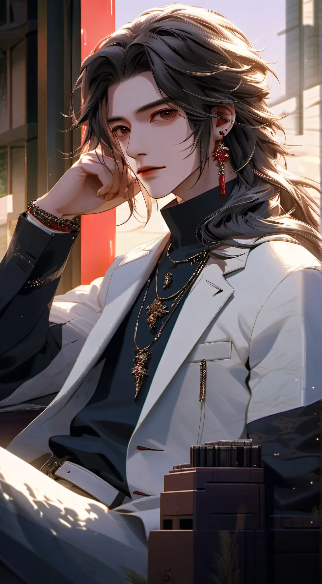 ai character: Max background