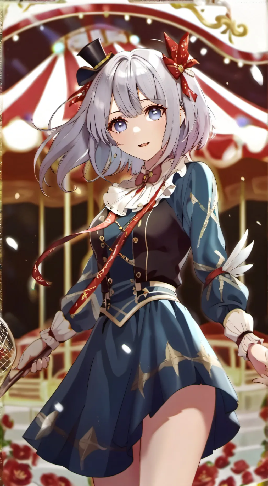 ai character: El asombroso circo background