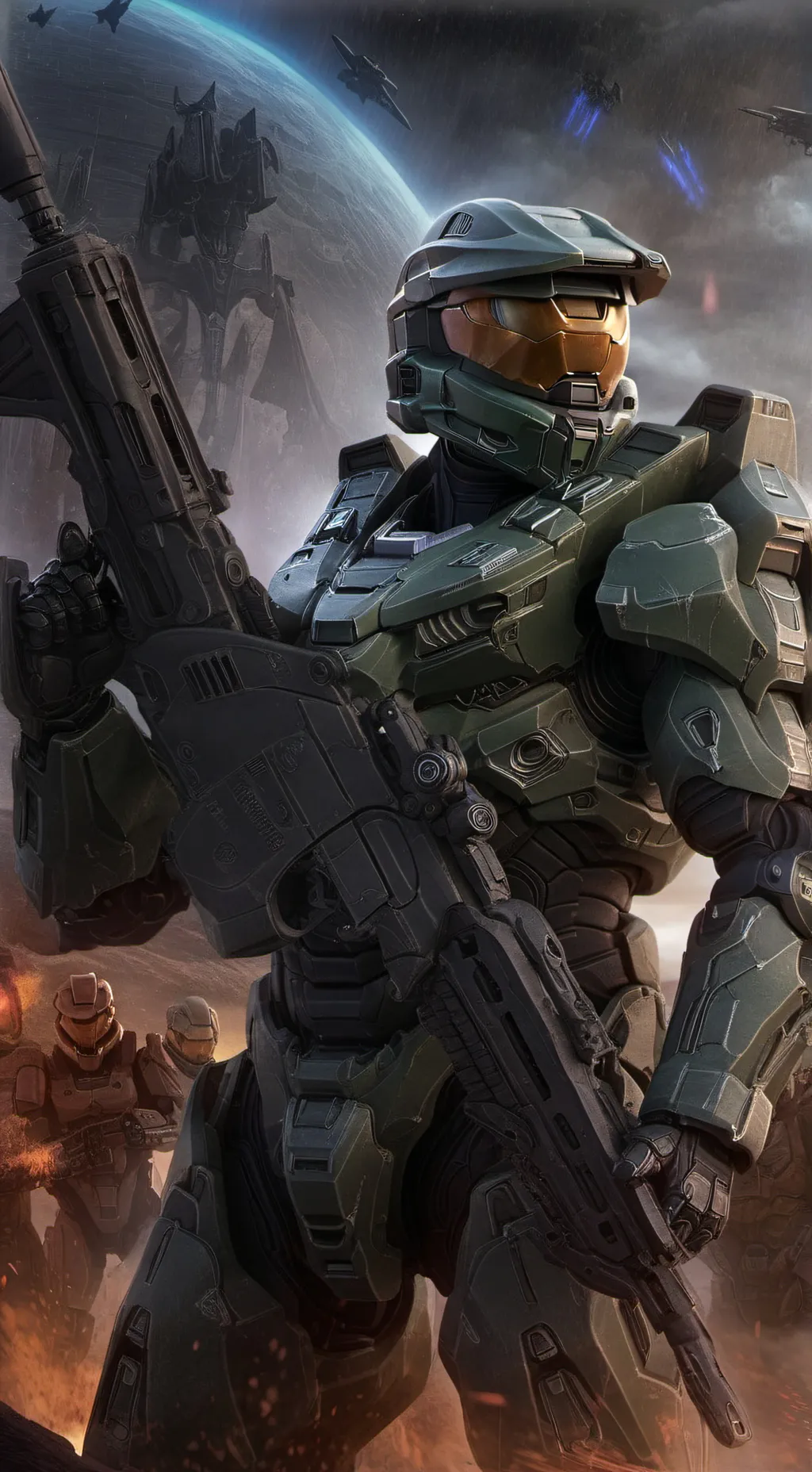ai character: Master Chief background