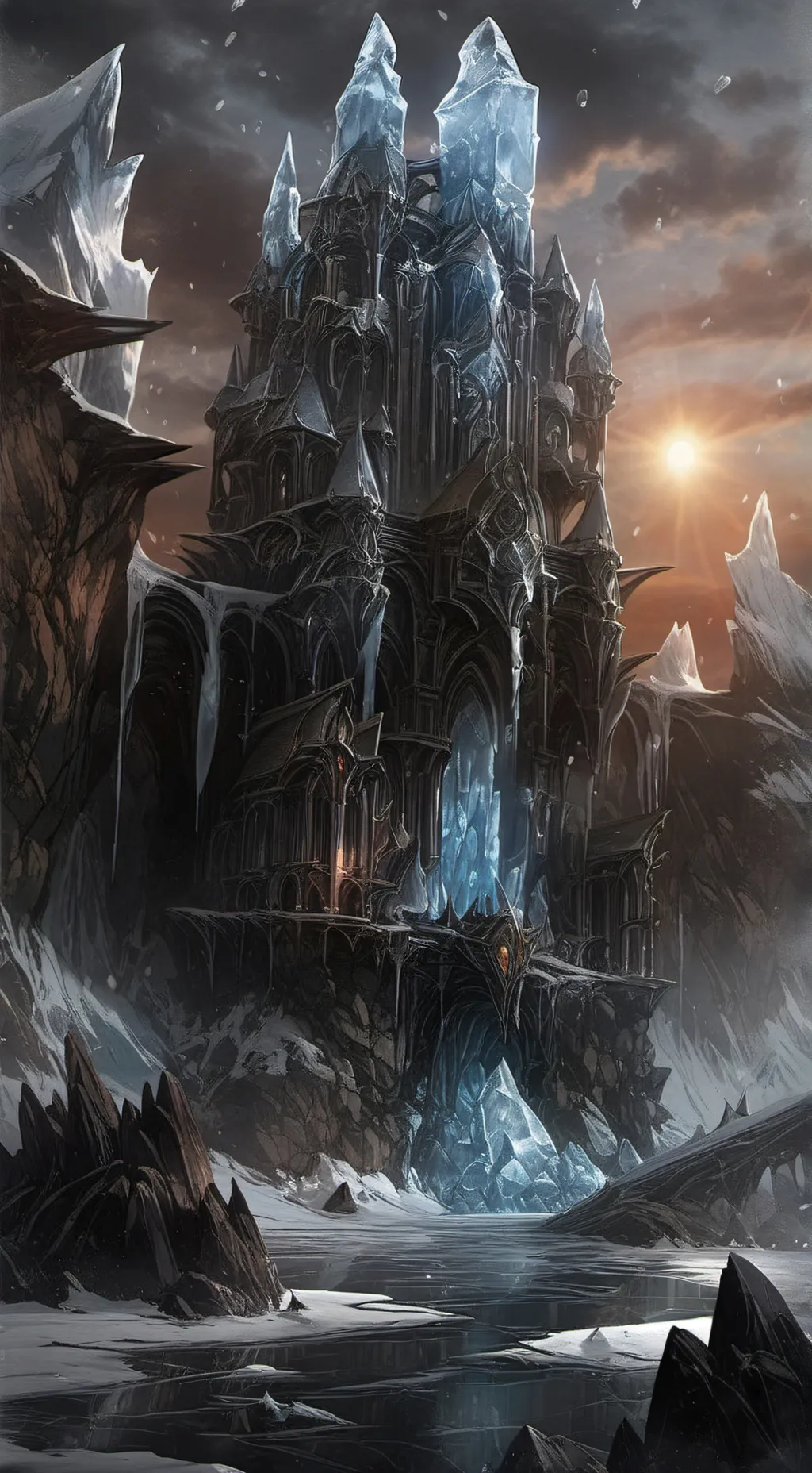 ai character: Zamek.  background
