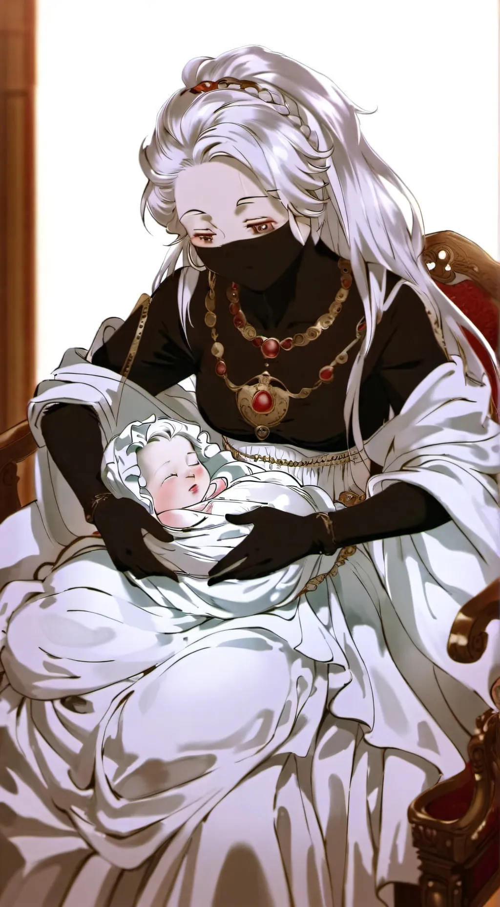 ai character: Baby Kyler and mom background