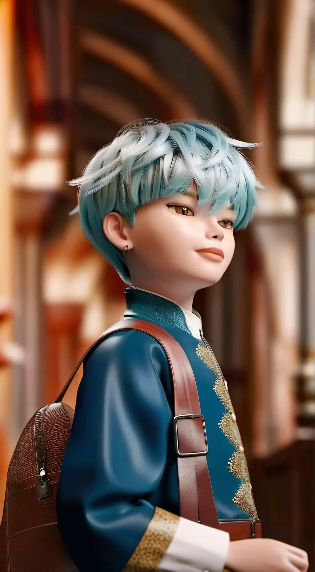 ai character: baby saja background