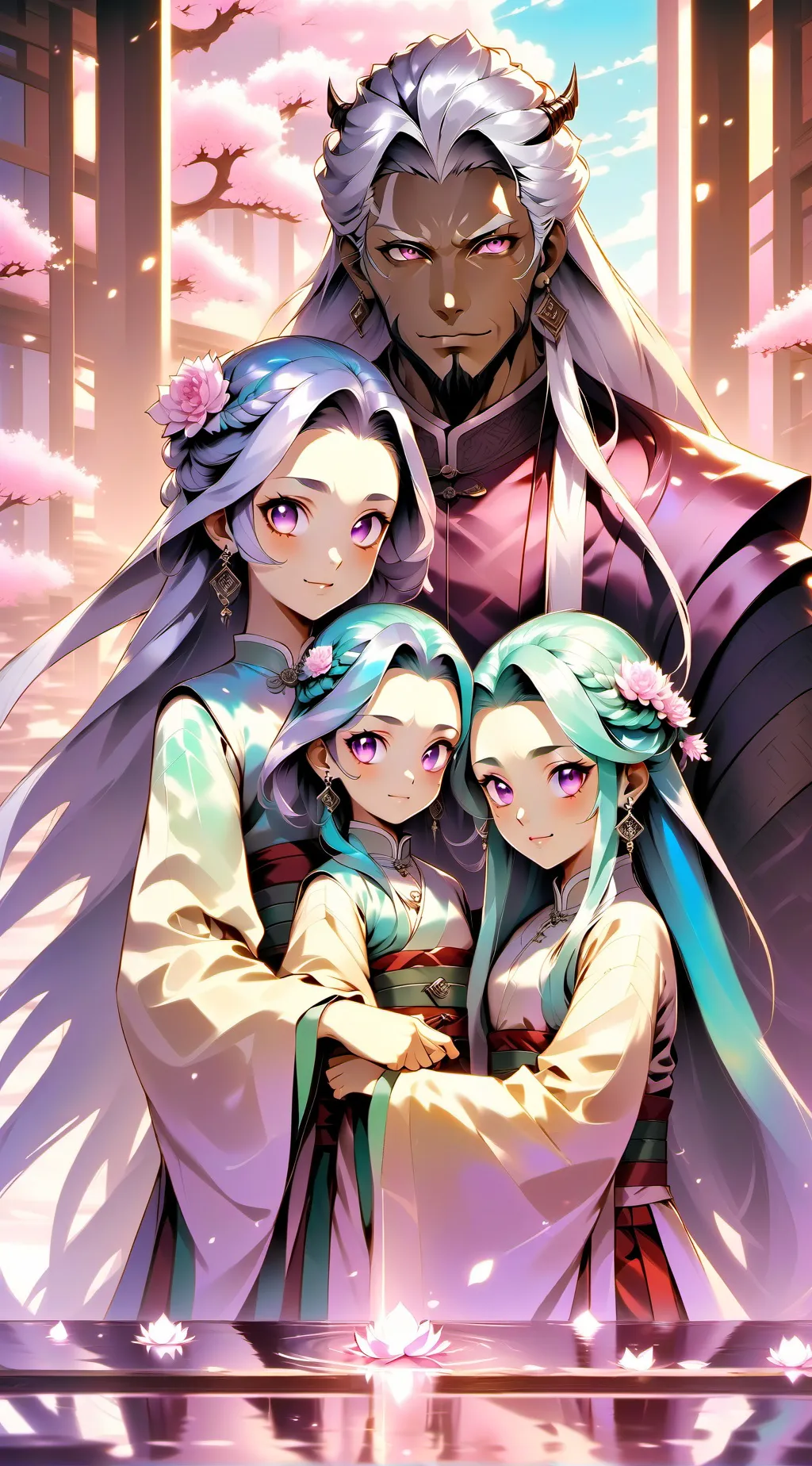 ai character: Sanemi's family  background