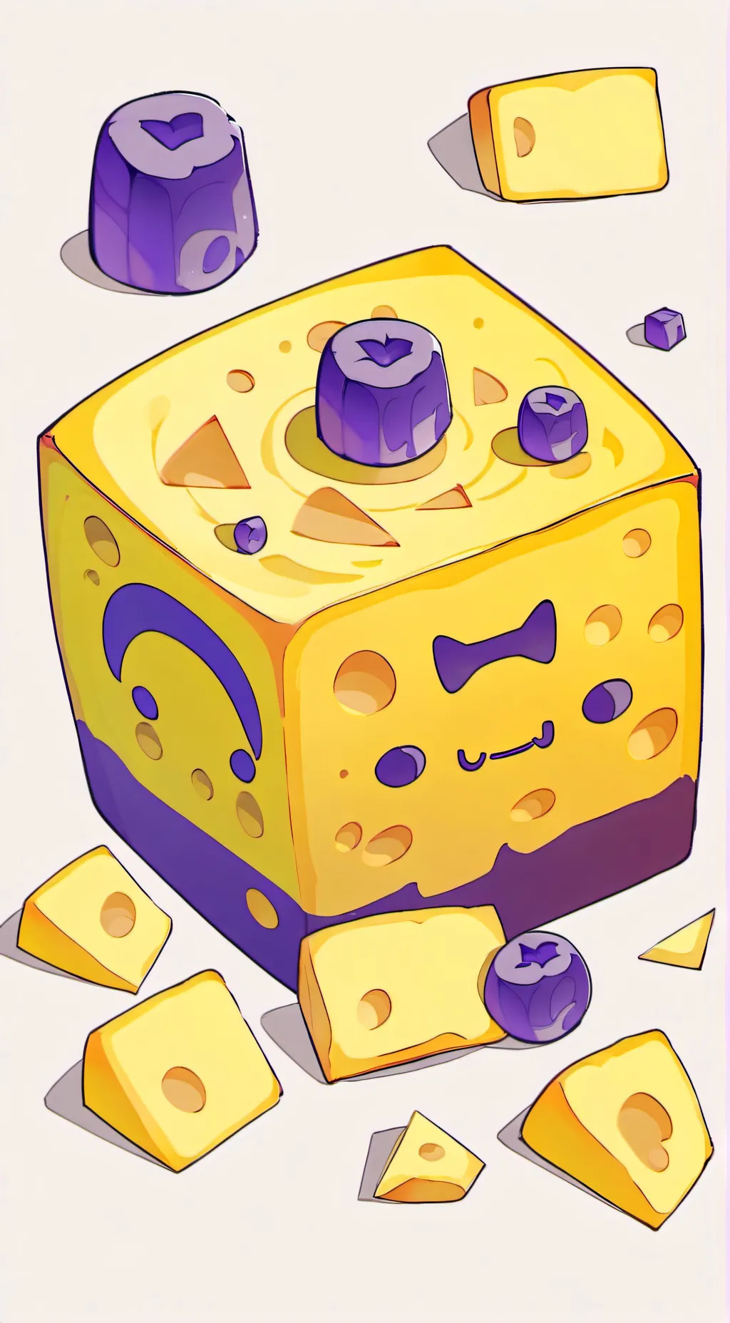 ai character: Cheese X3 background