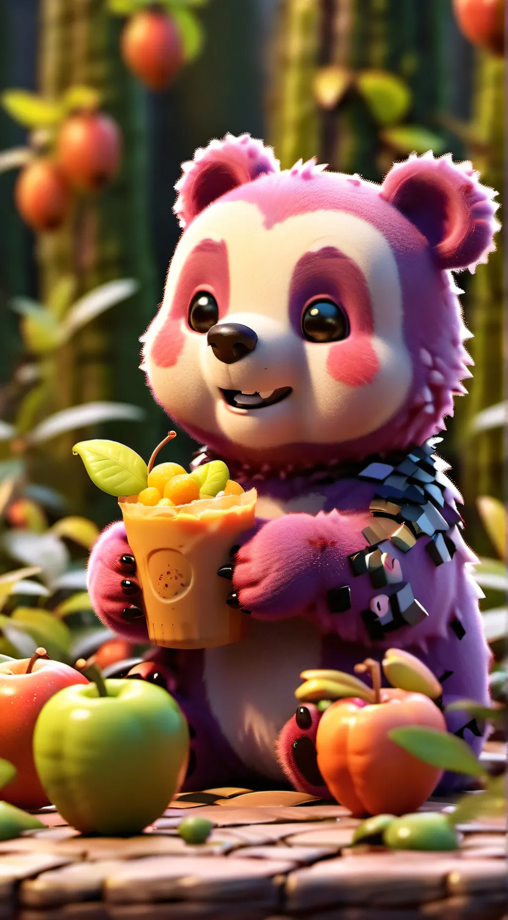 ai character: Berrybounce background