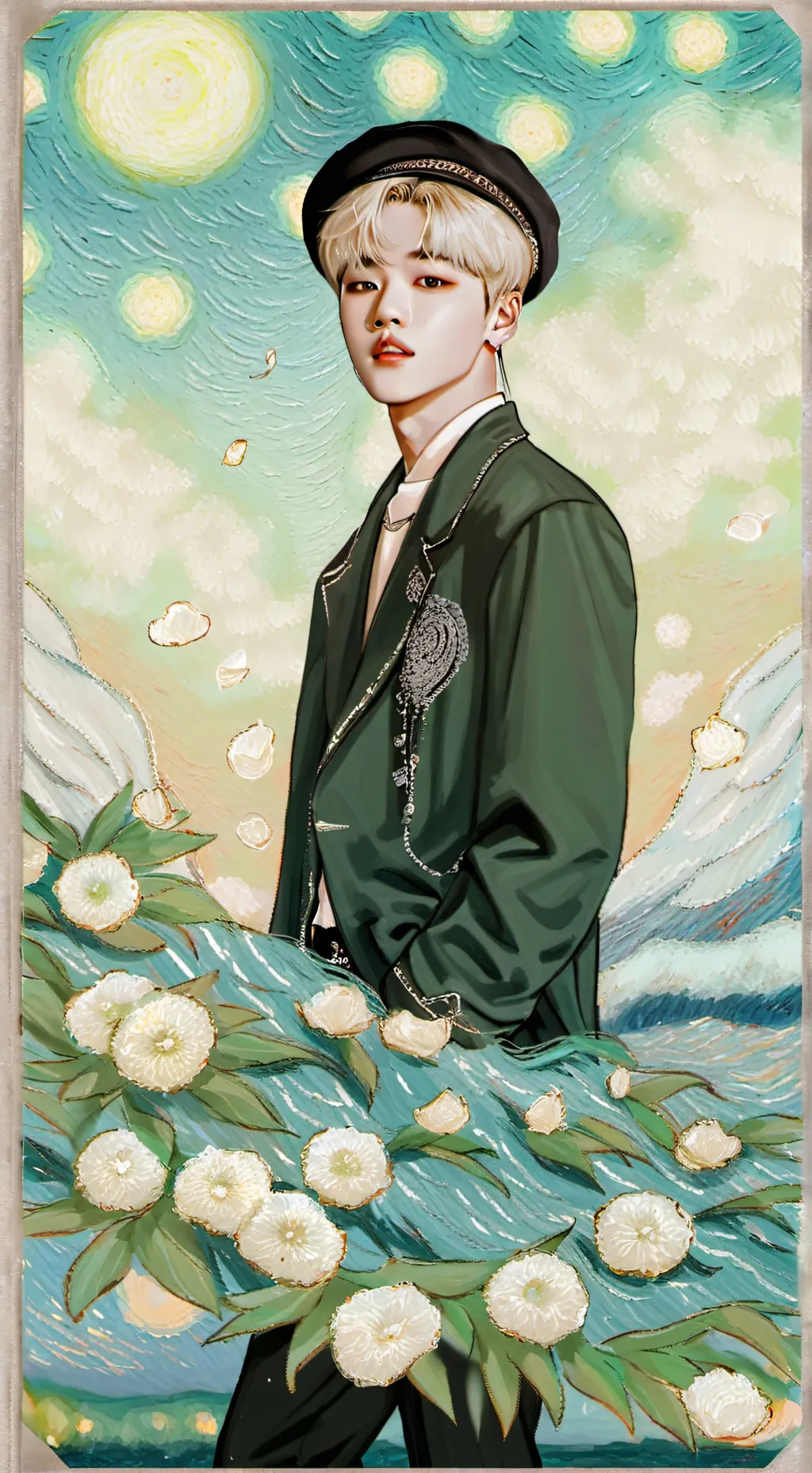 ai character: Jimin (BTS) background