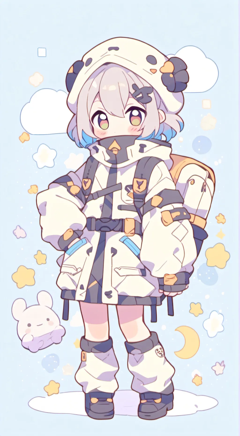 ai character: image background