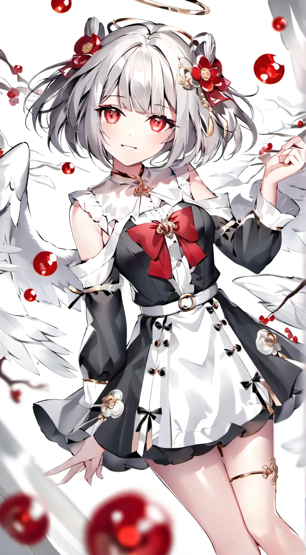 ai character: Rose background