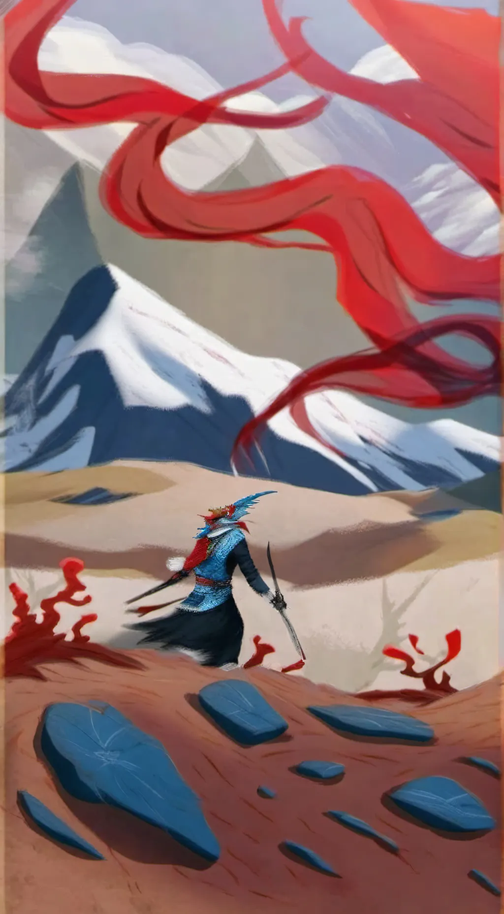 ai character: forsaken love background