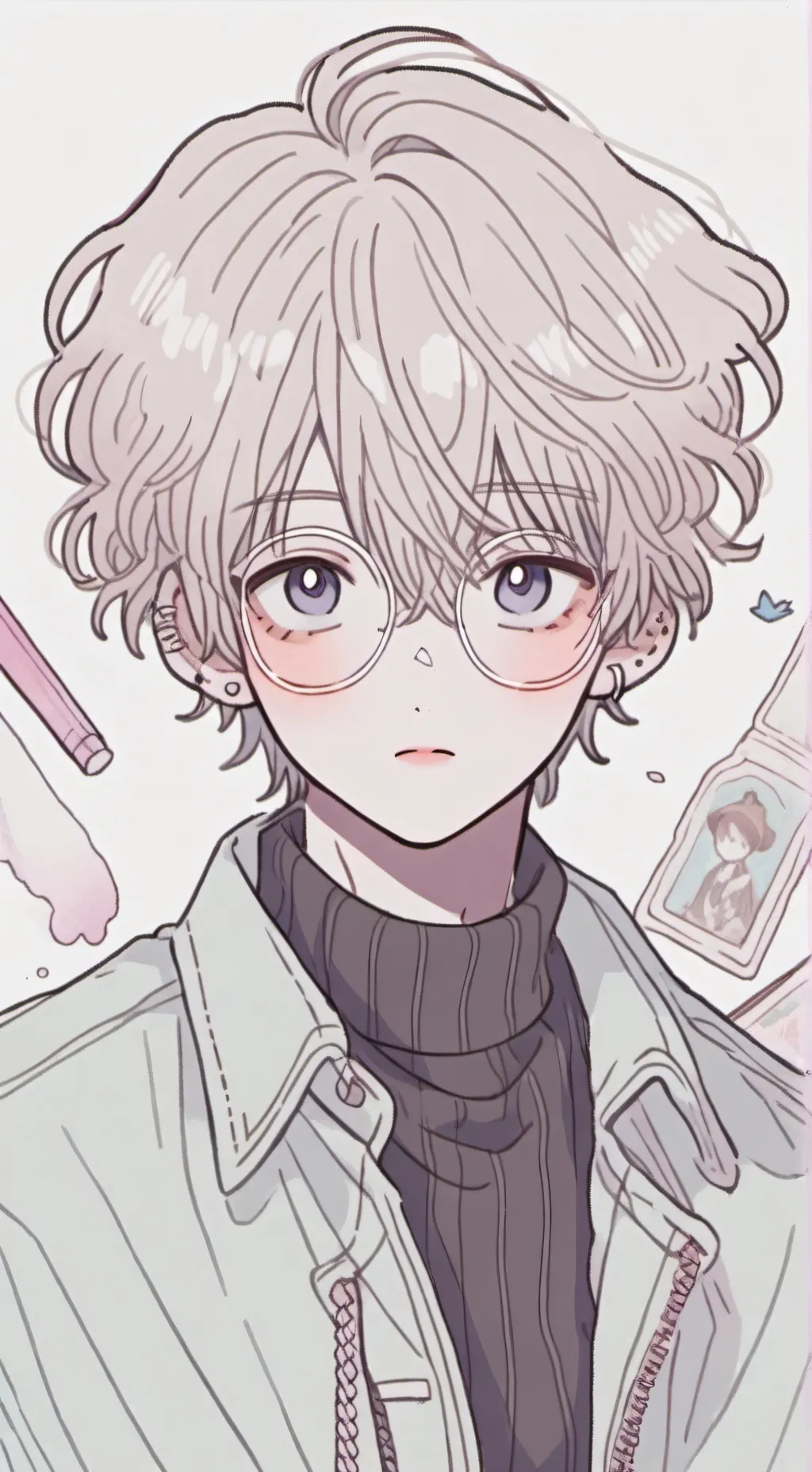 ai character: stray kids •°♡°• background