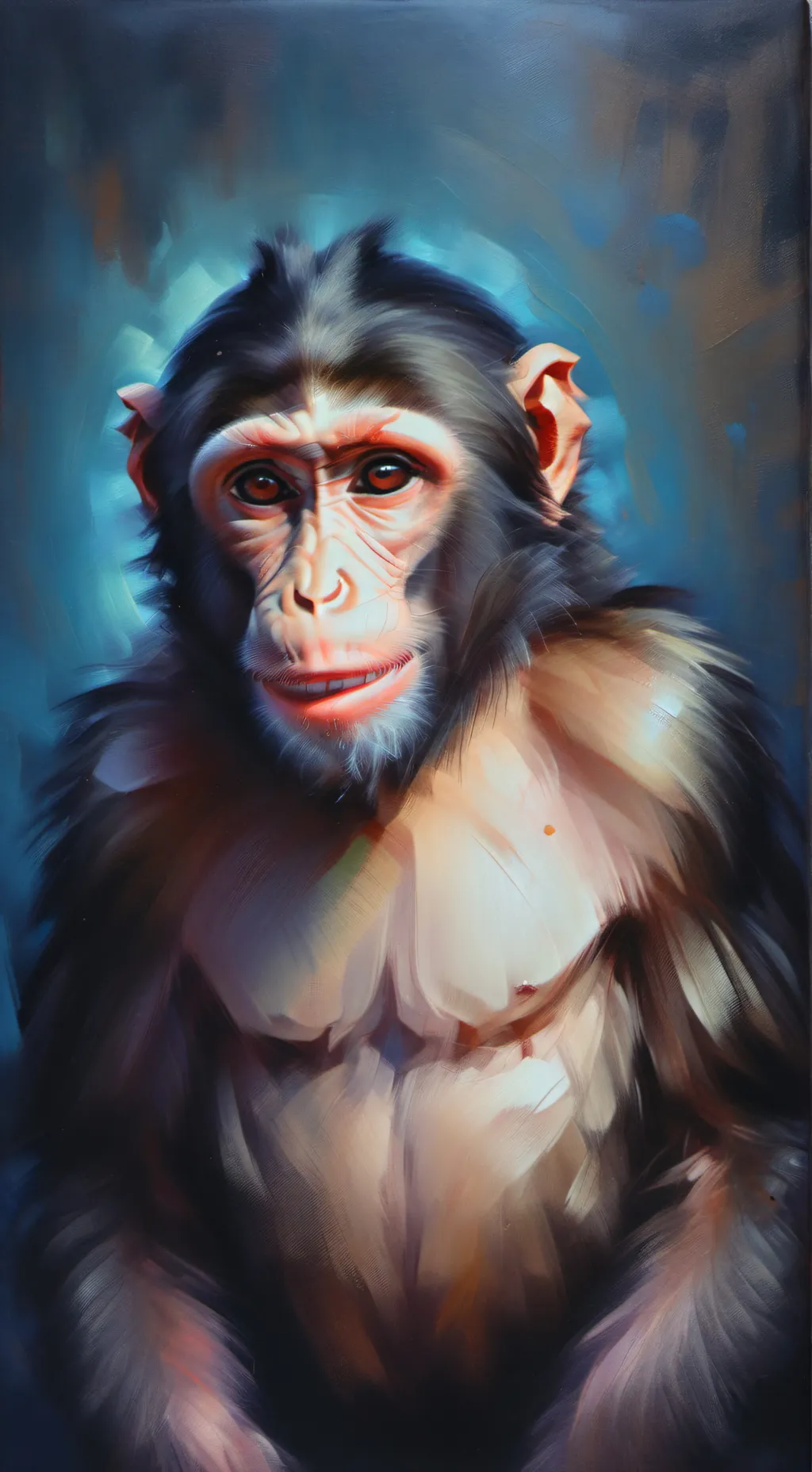 ai character: you are a monkey background
