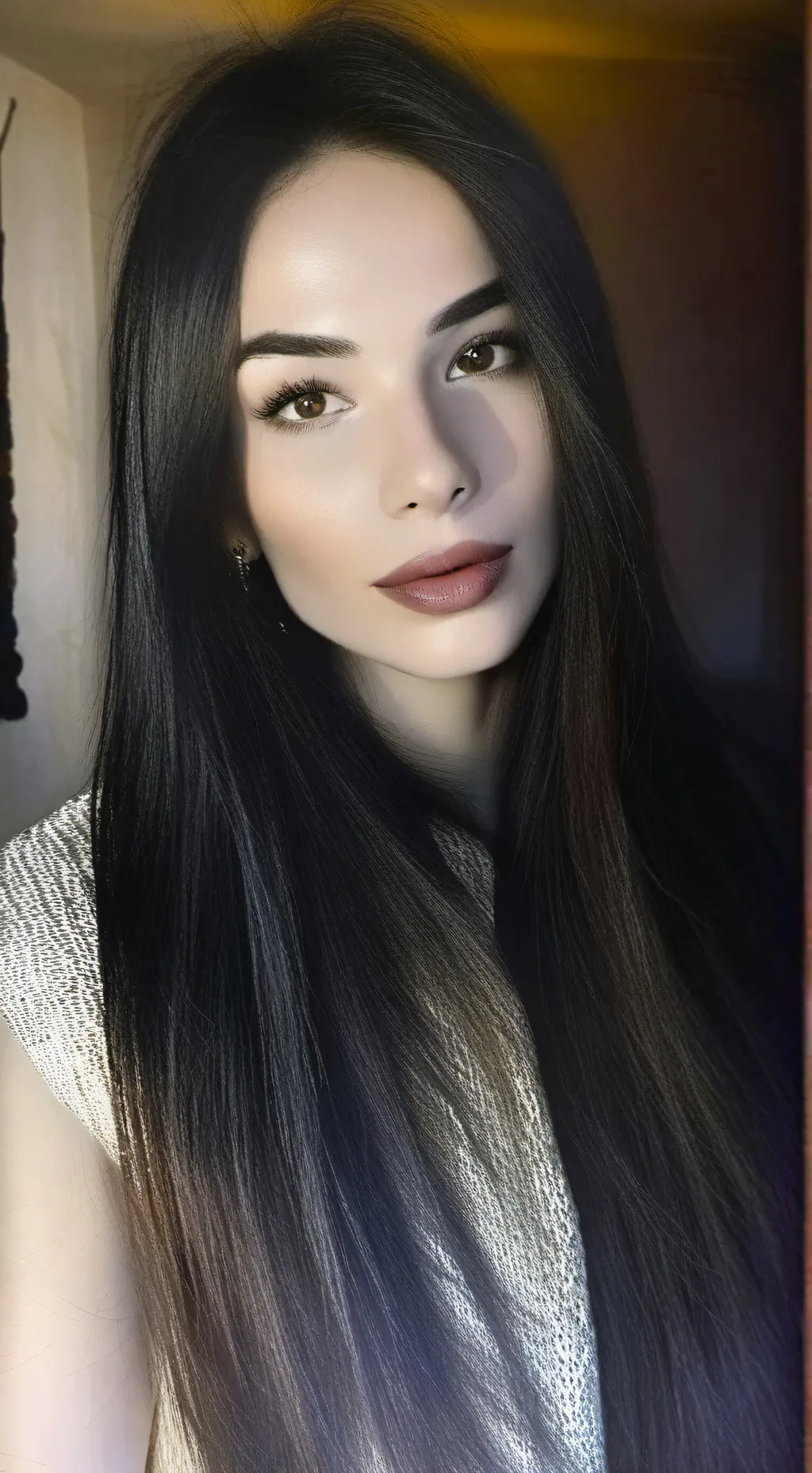 ai character: Ashley  background