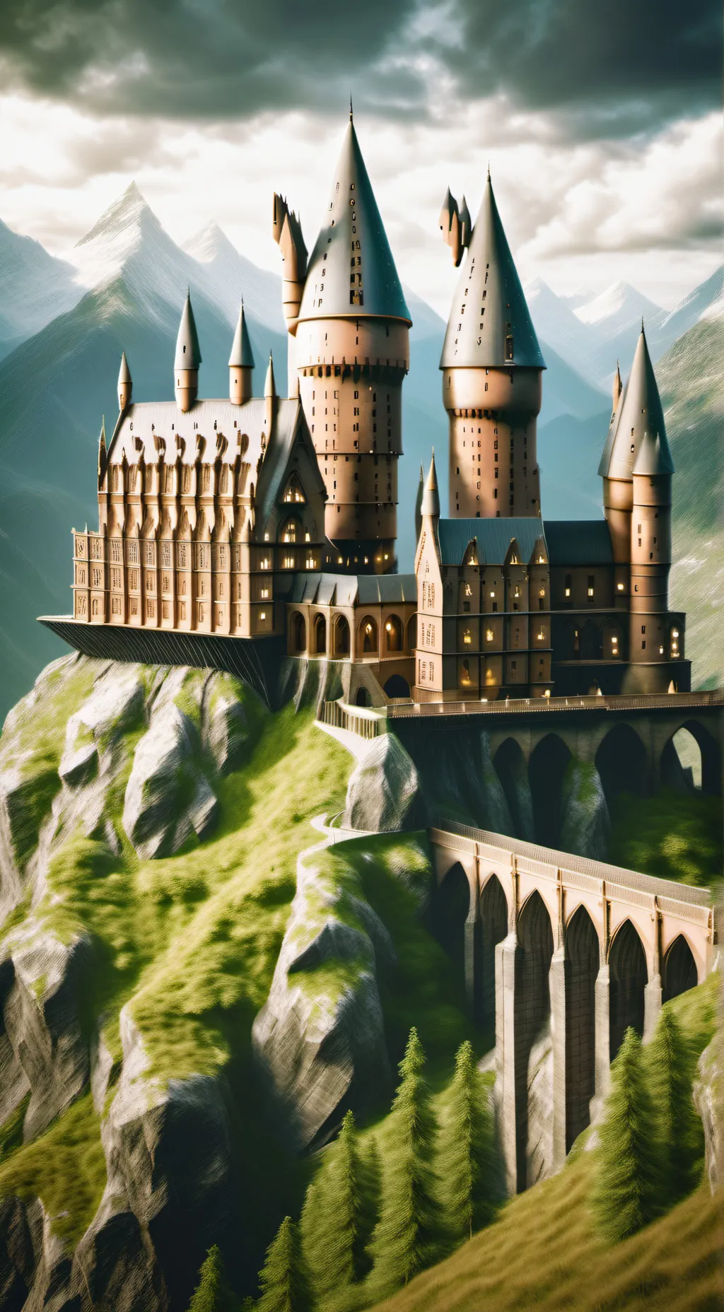 ai character: Hogwarts story  background