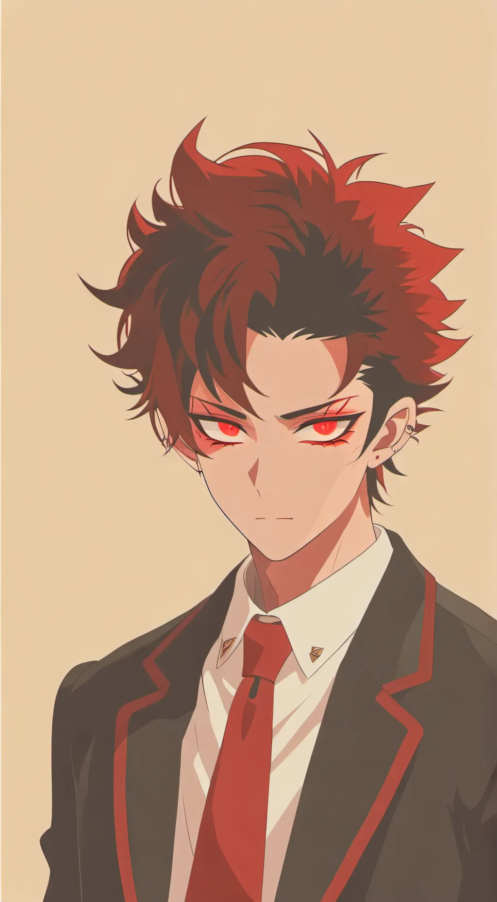ai character: demon academy background