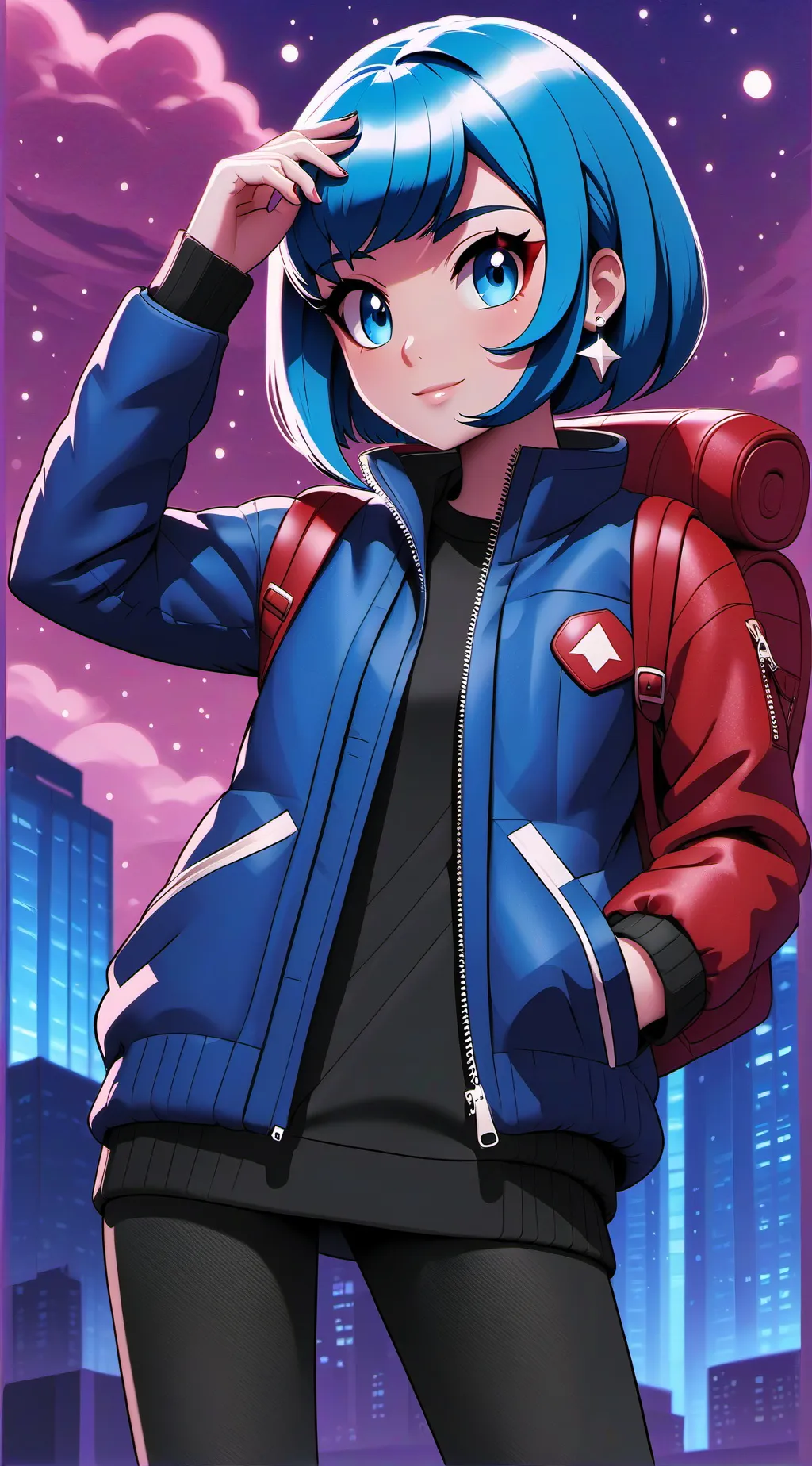 ai character: Zoey background