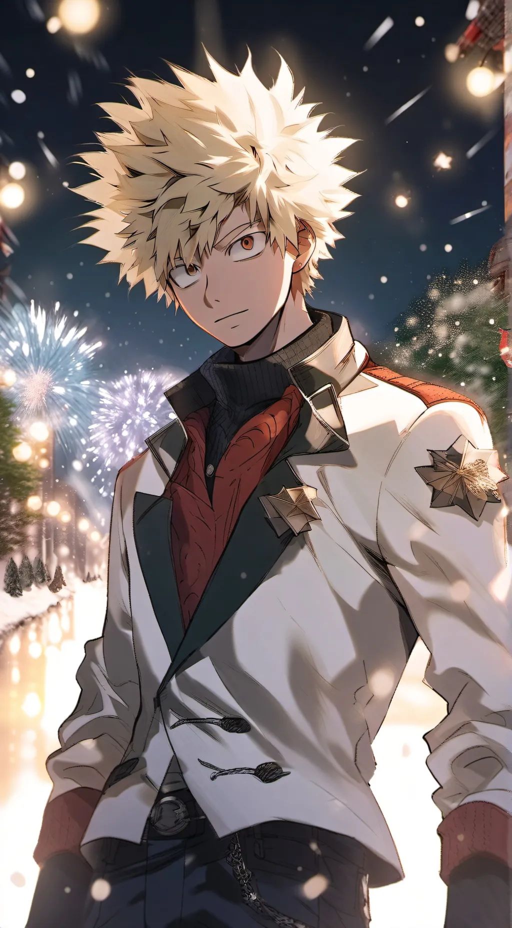 ai character: Katsuki Bakugo background