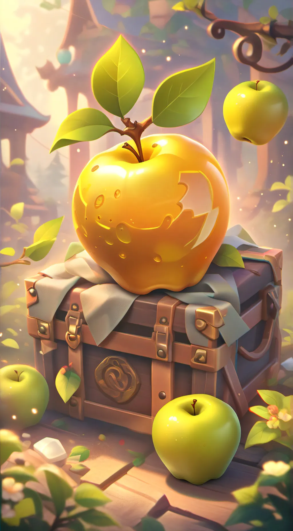 ai character: URLOCALAPPLE :D background