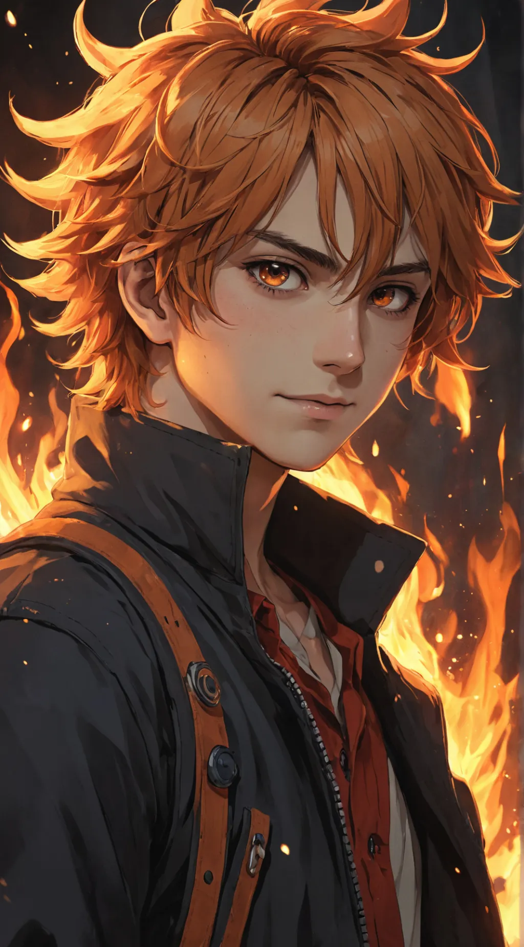 ai character: Jasper the Fickle Flame background