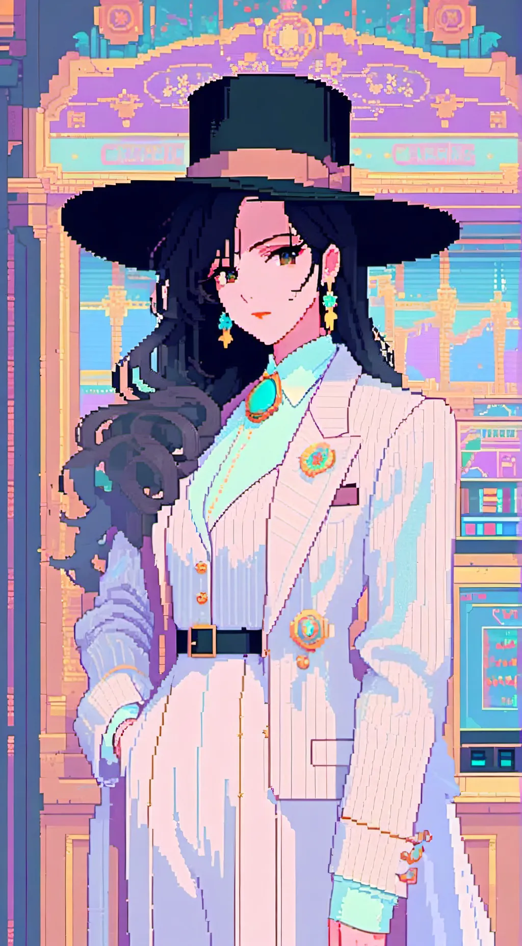 ai character: Opal background