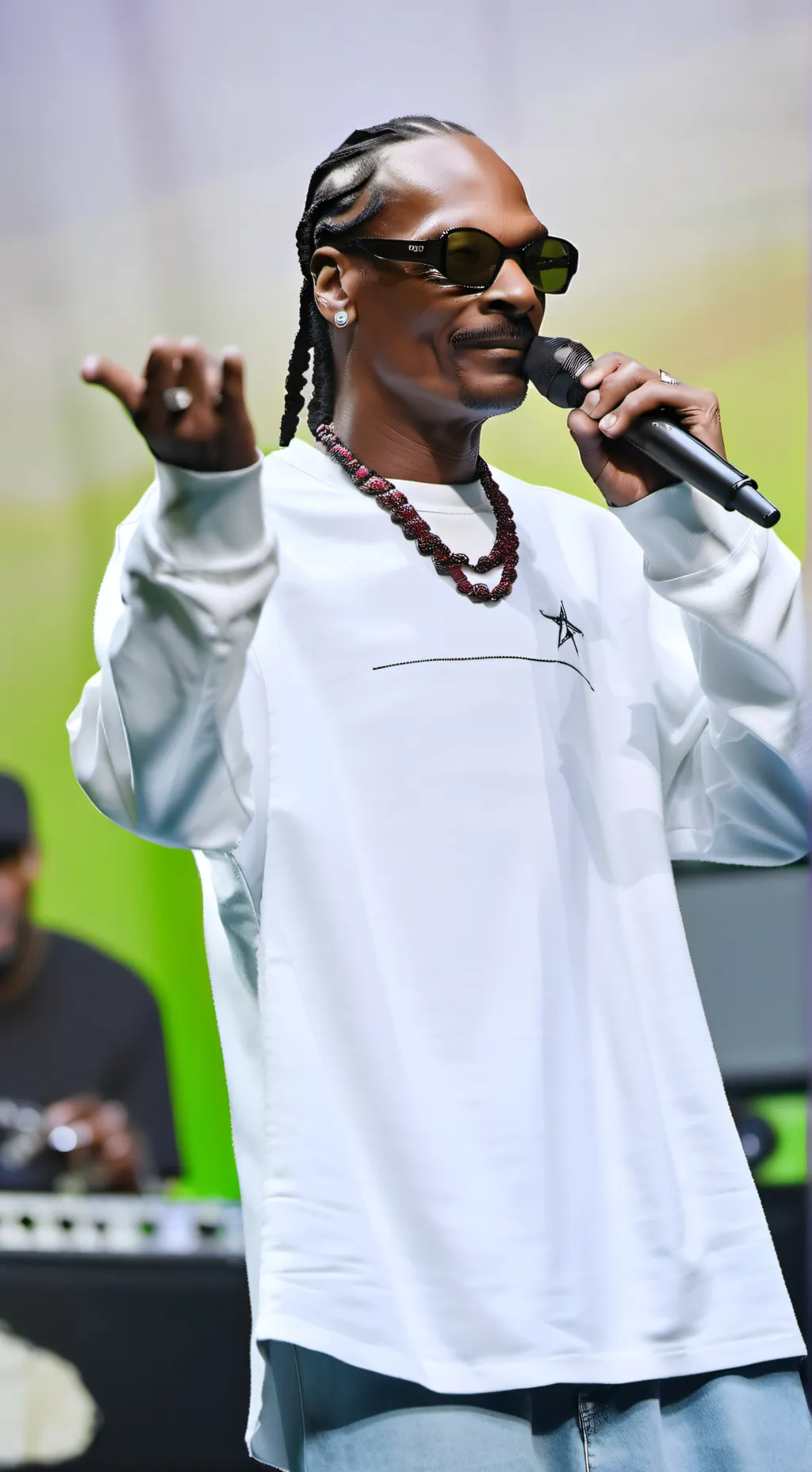 ai character: Snoop Dogg  background