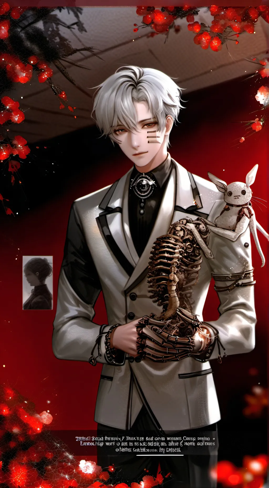 ai character: Gato escuela  background