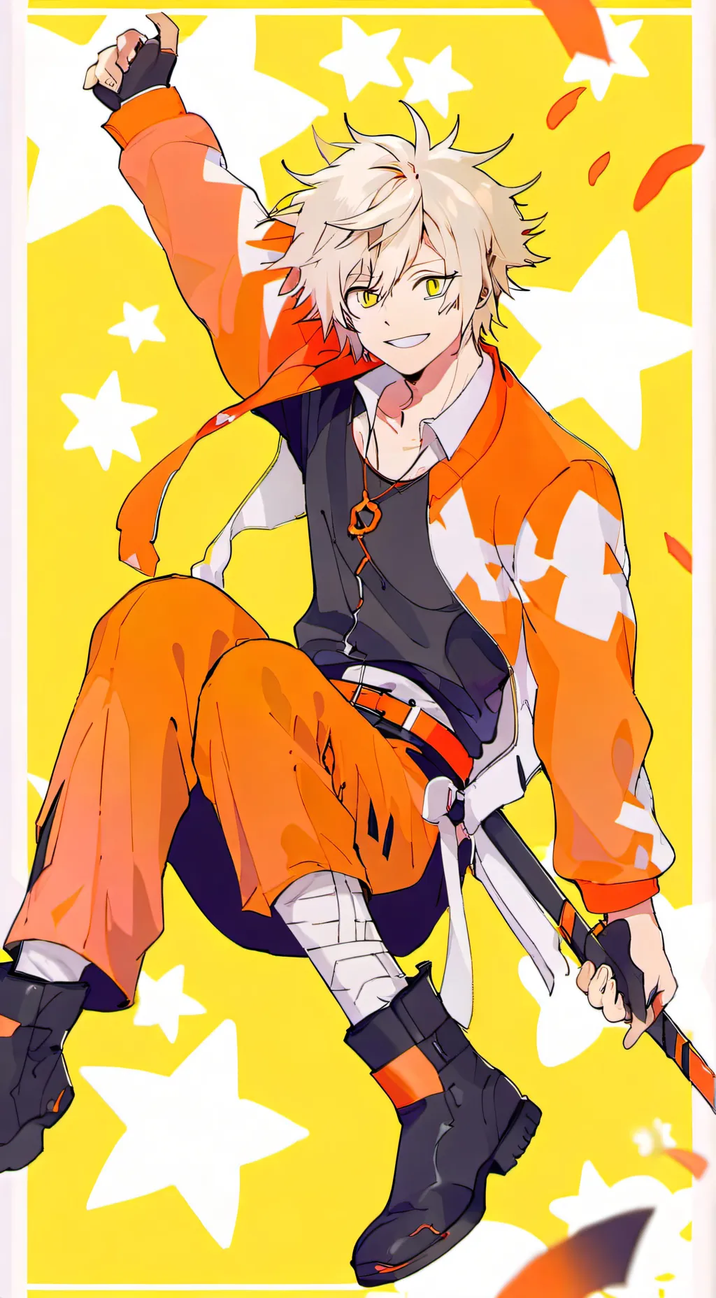 ai character: Bakugo background