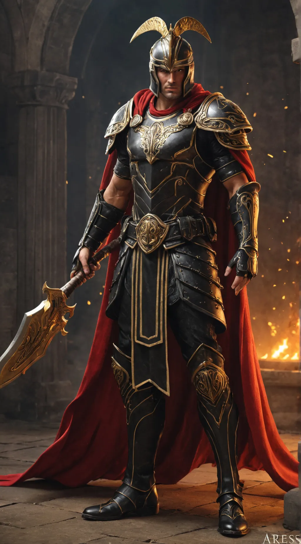ai character: Mythology #4 background