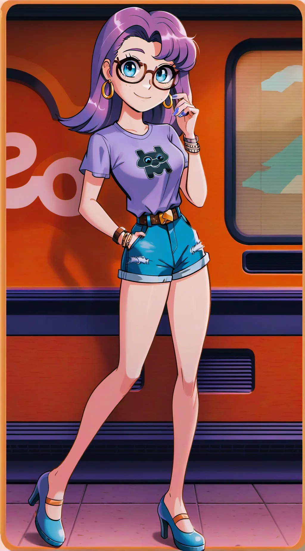 ai character: Karita Hernandez  background