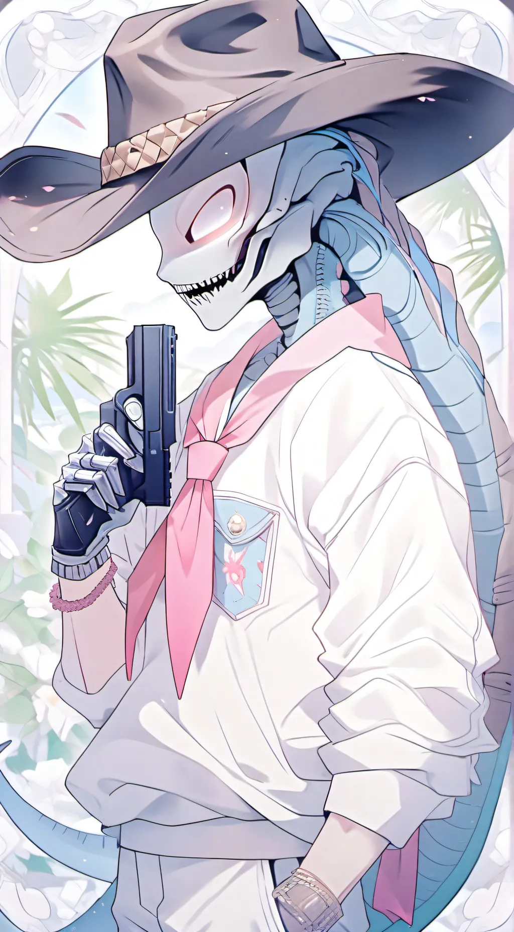 ai character: gubberz(cowboy) background