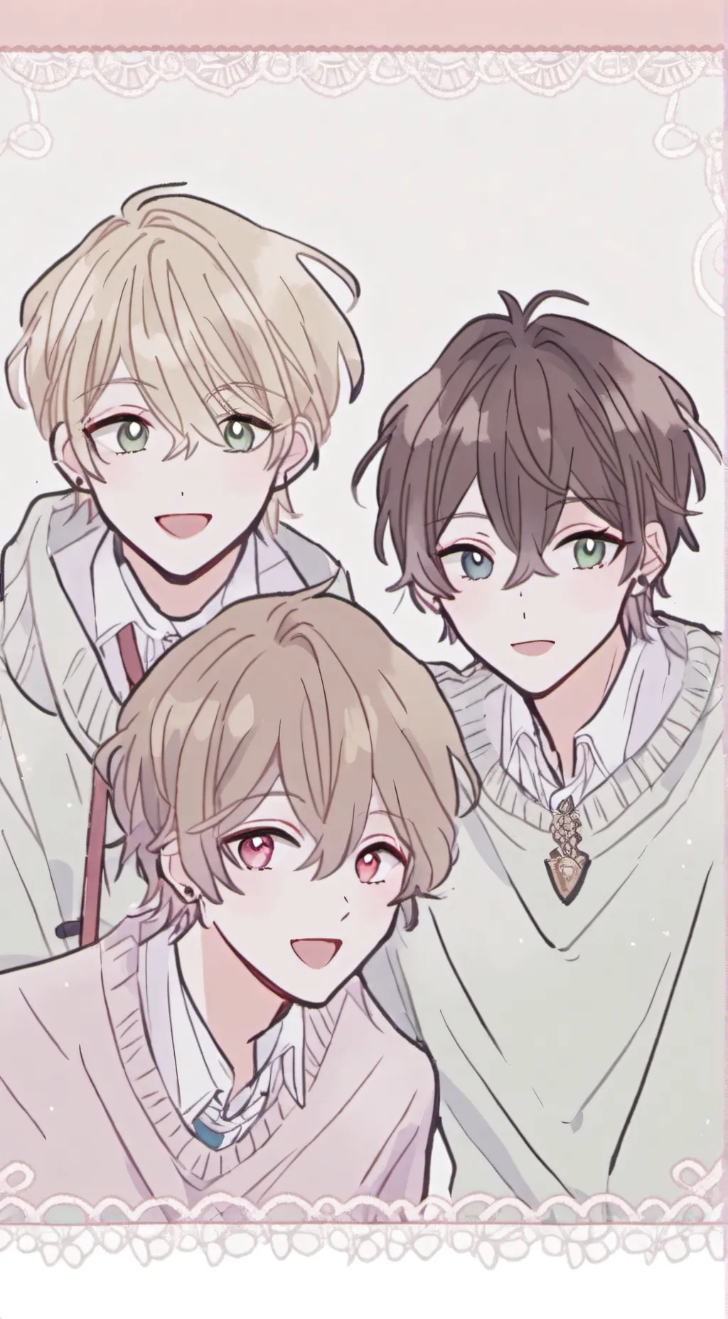 ai character: Liam, Everett,Will background