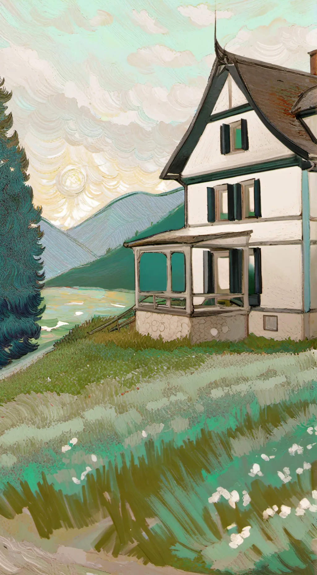 ai character: Home background