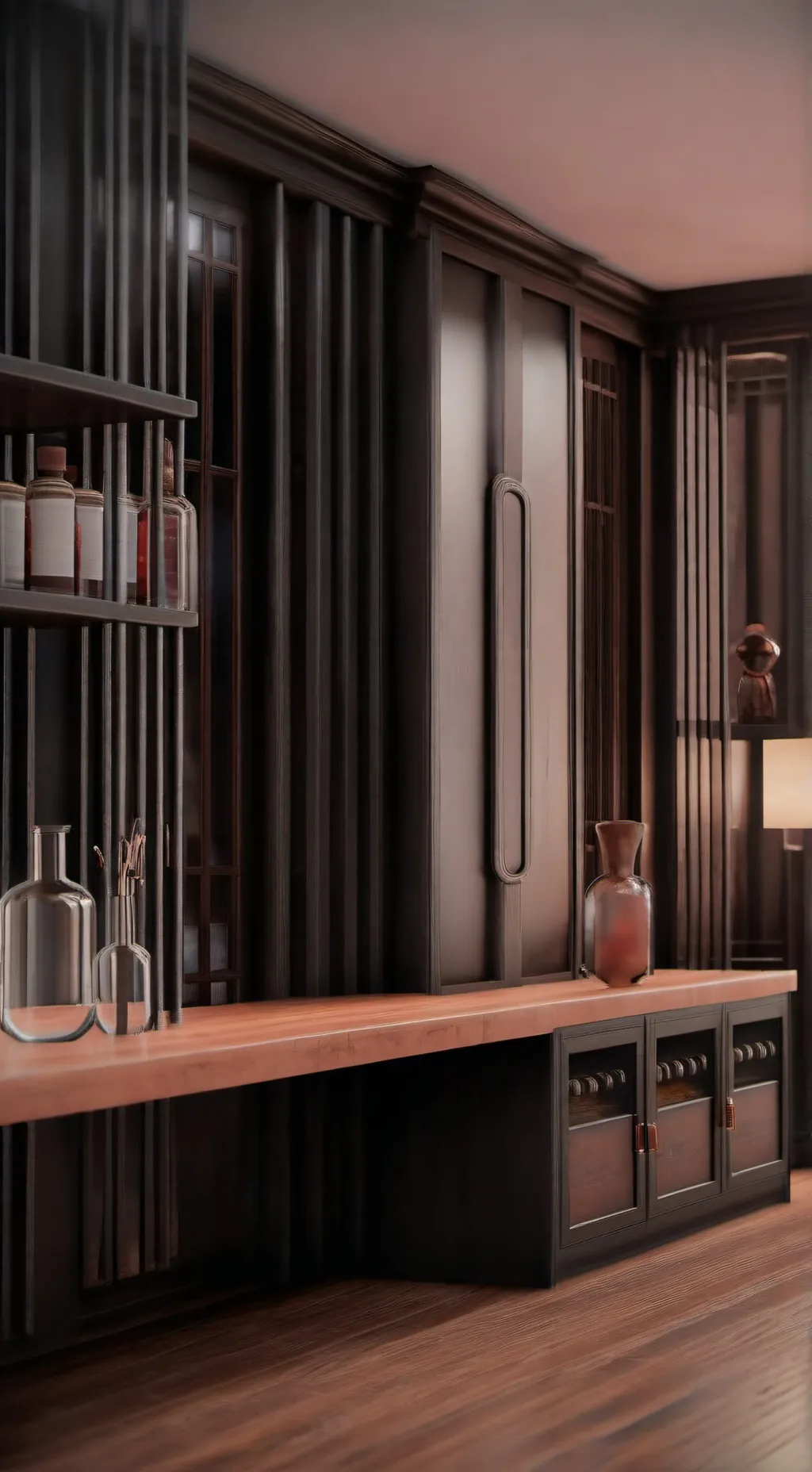 ai character: Tech laboratory background