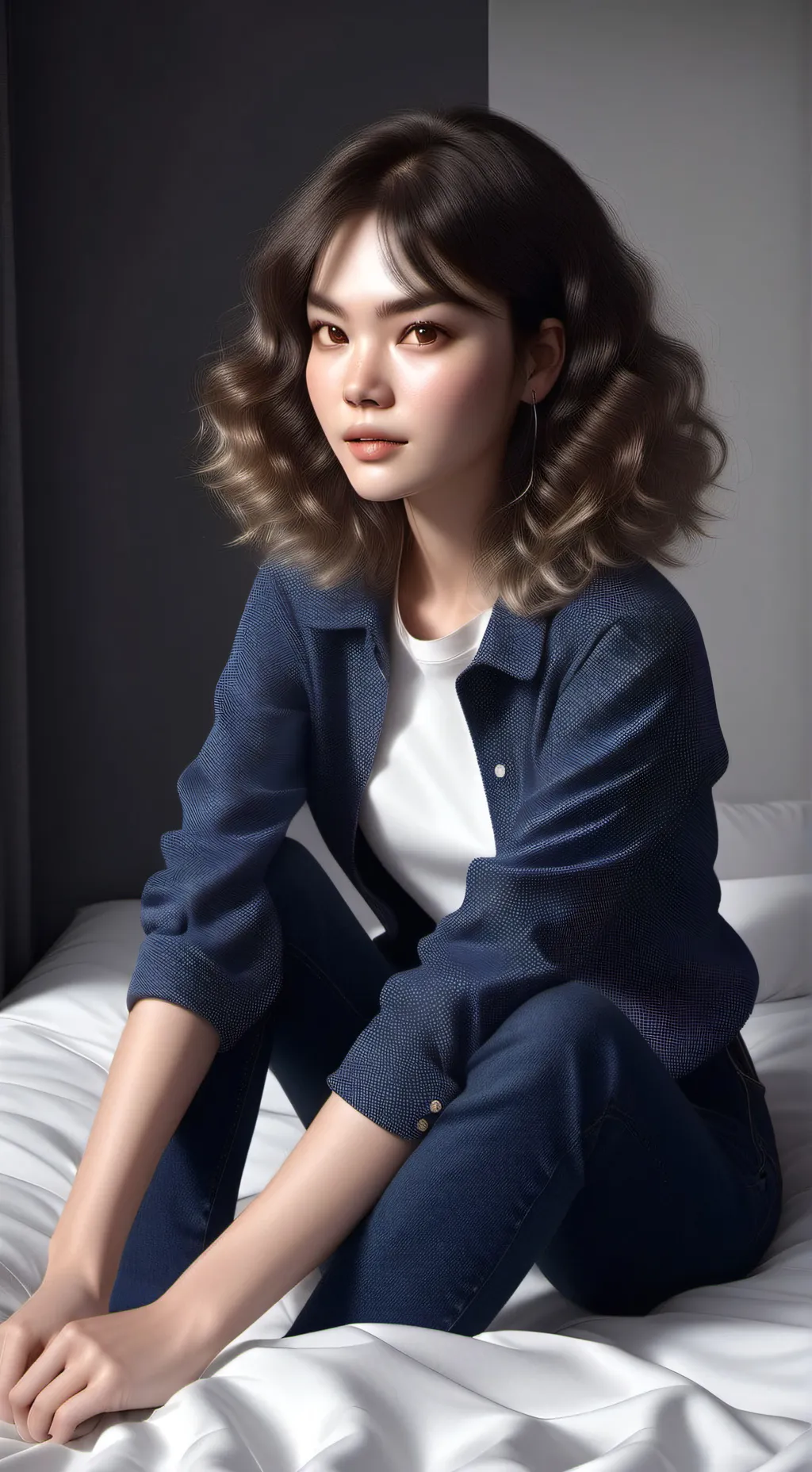 ai character: Dominique  background