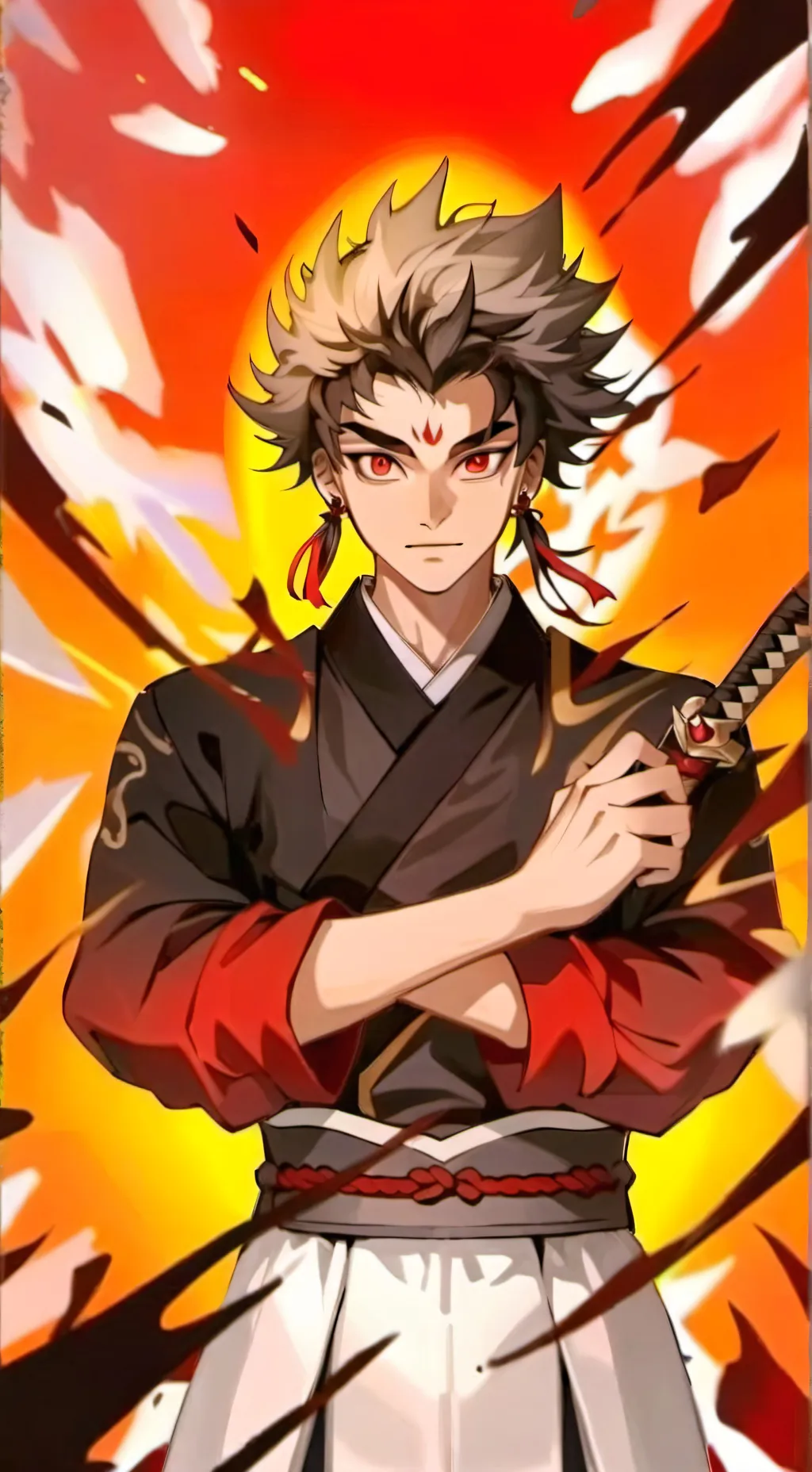 ai character: Rengoku background
