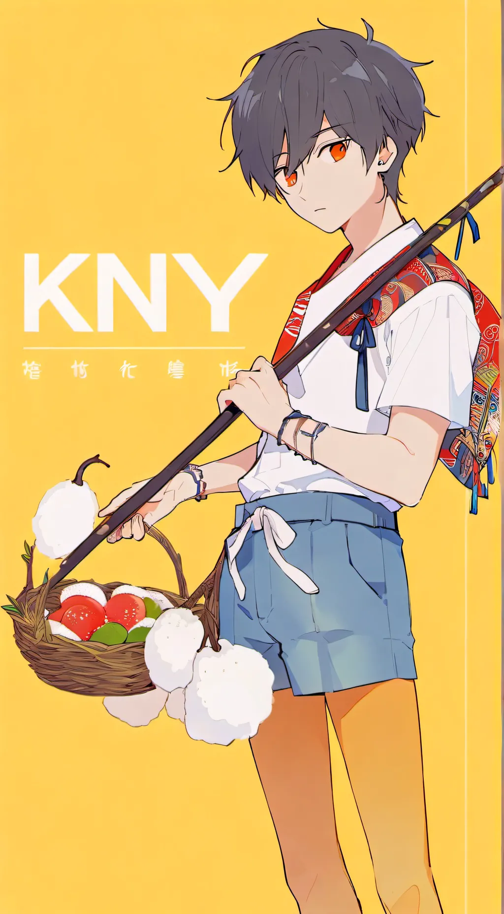 ai character: Kny kokoshibos kid background