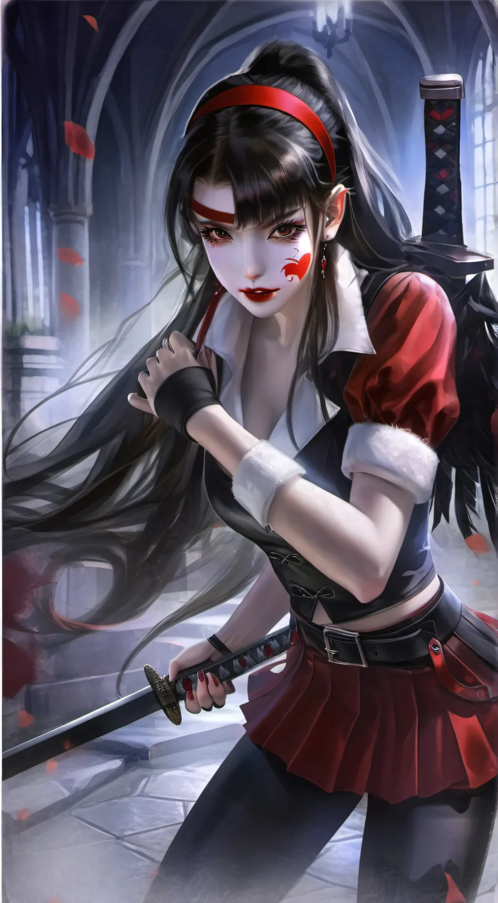 ai character: Vampire Hattori background