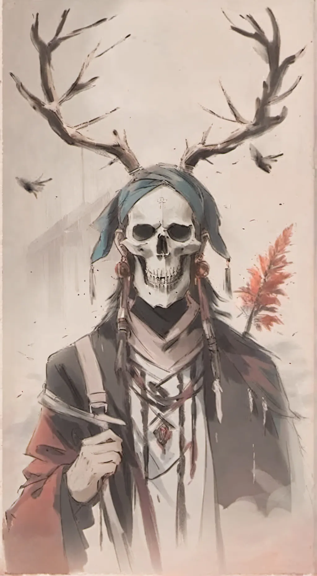 ai character: 💀 background