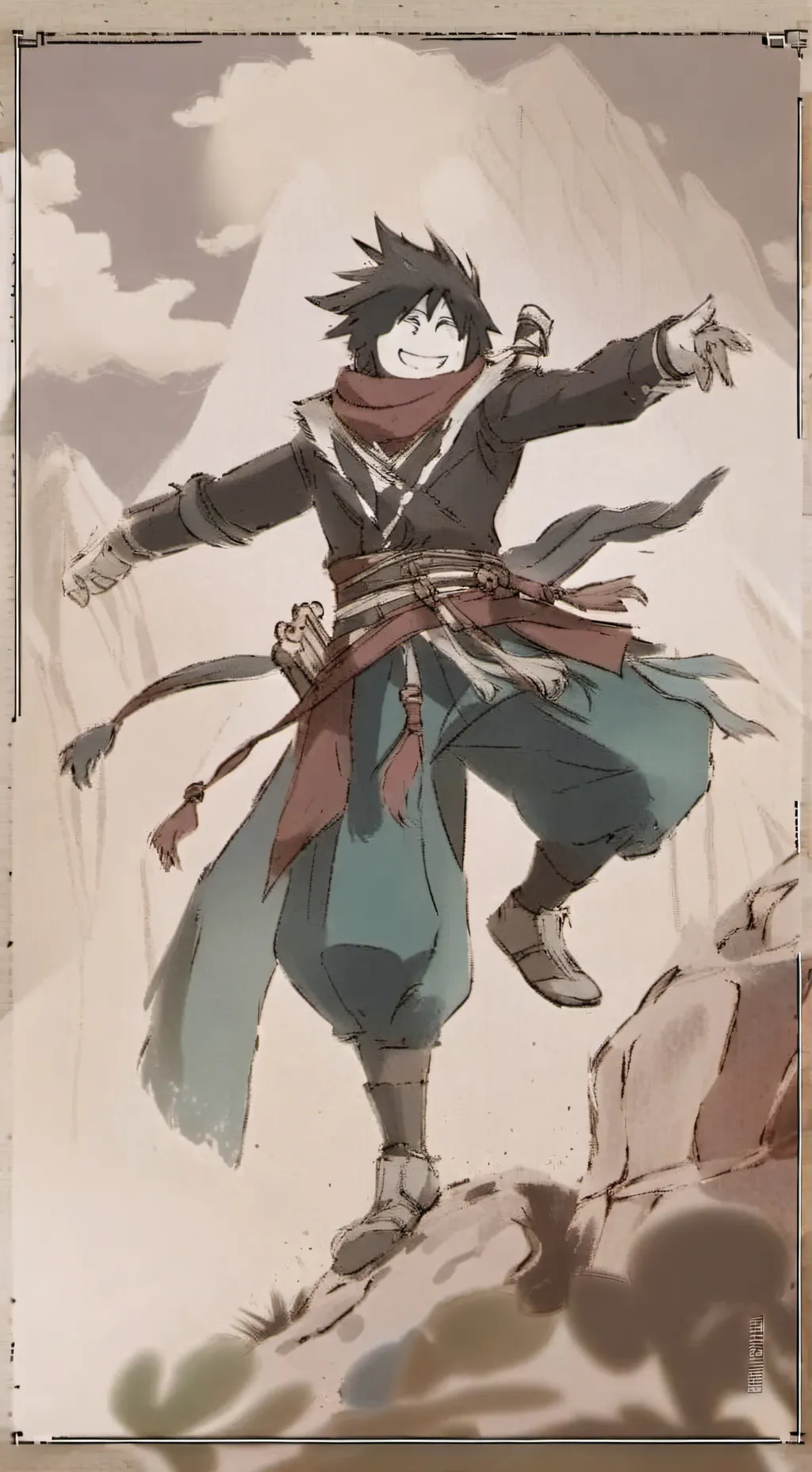 ai character: ayuda a azure background