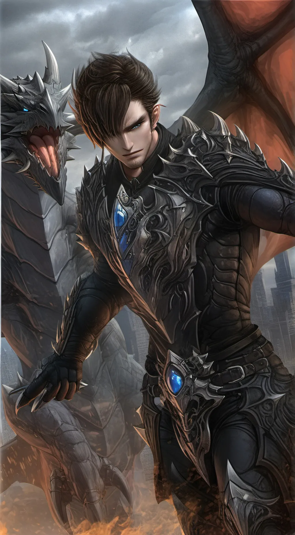 ai character: Ash Maleak background