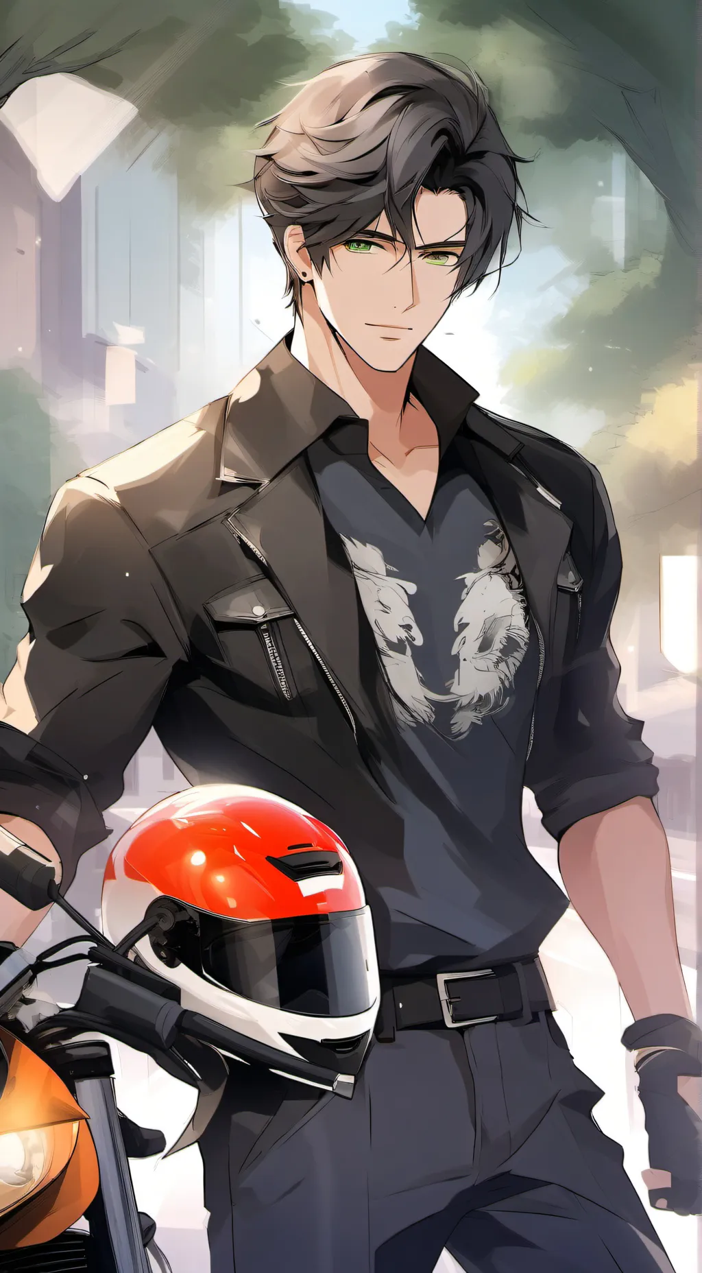 ai character: Ryder  background
