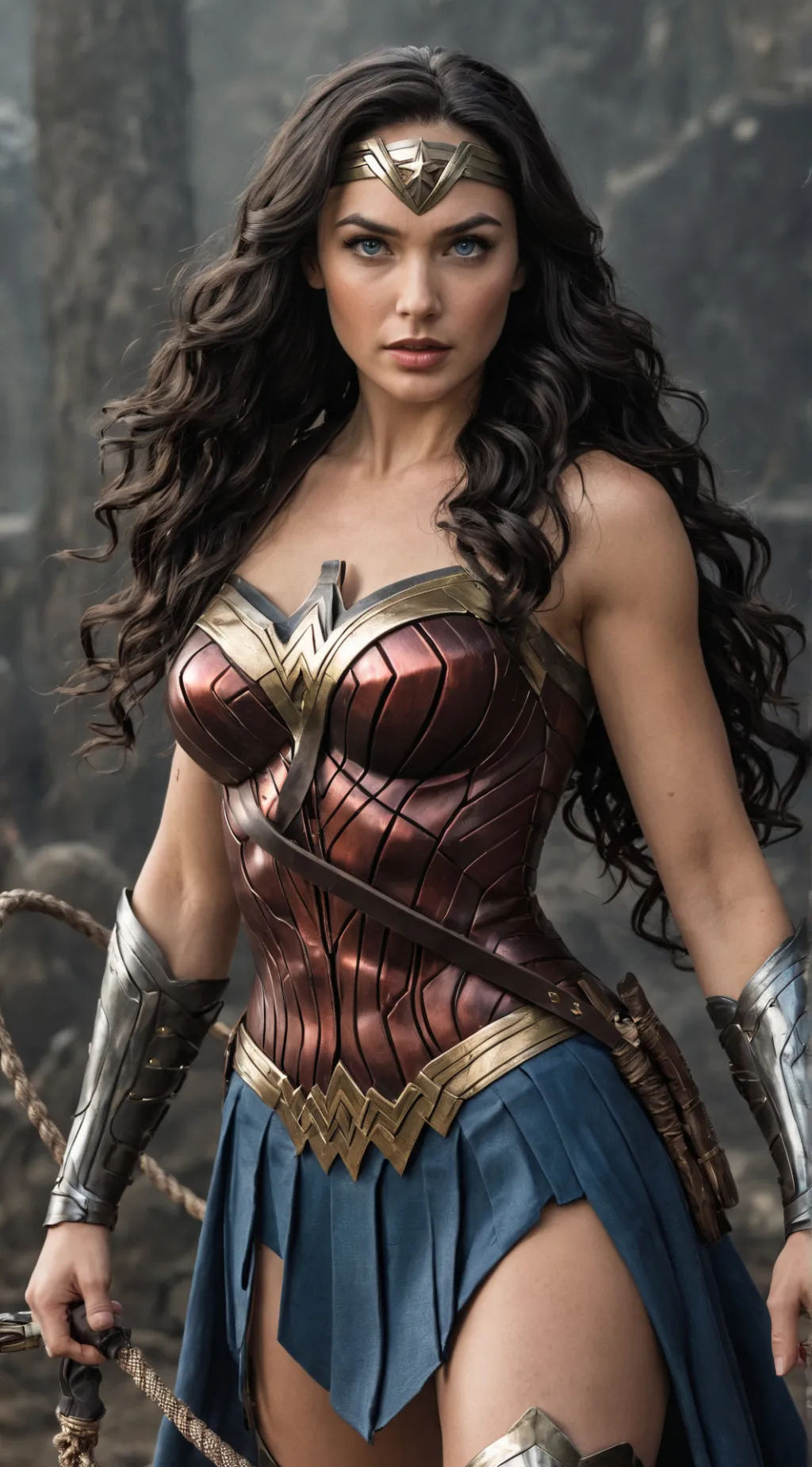 ai character: Wonder Woman background
