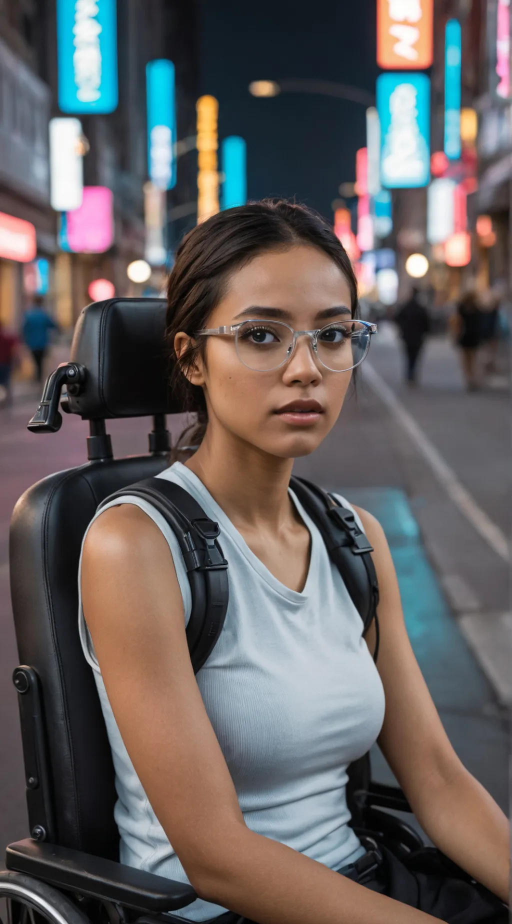 ai character: Chanel ￼ background