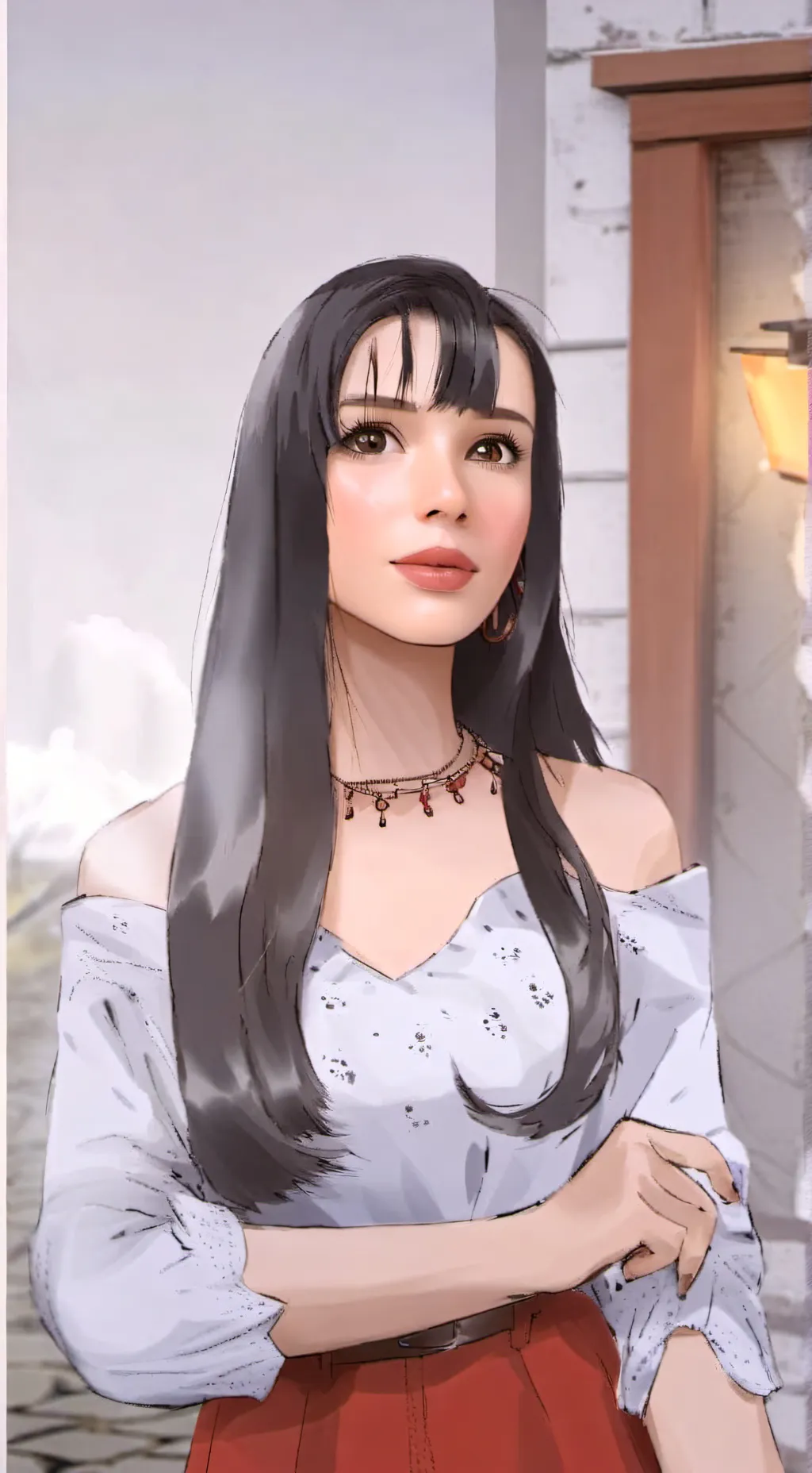 ai character: Emily  background