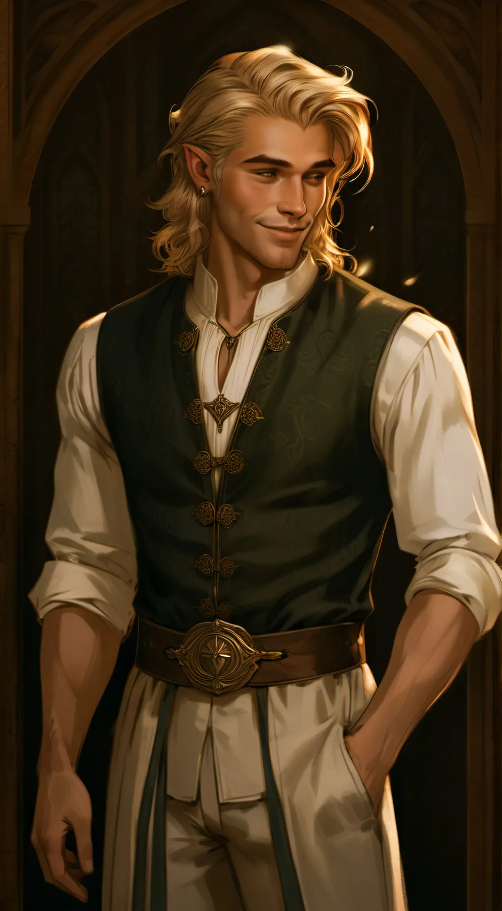 ai character: Fenrys Moonbeam background