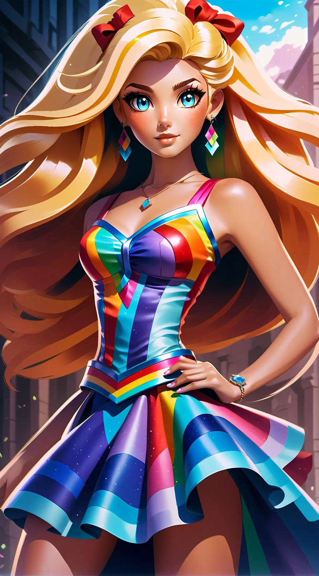 ai character: Sml affair food background