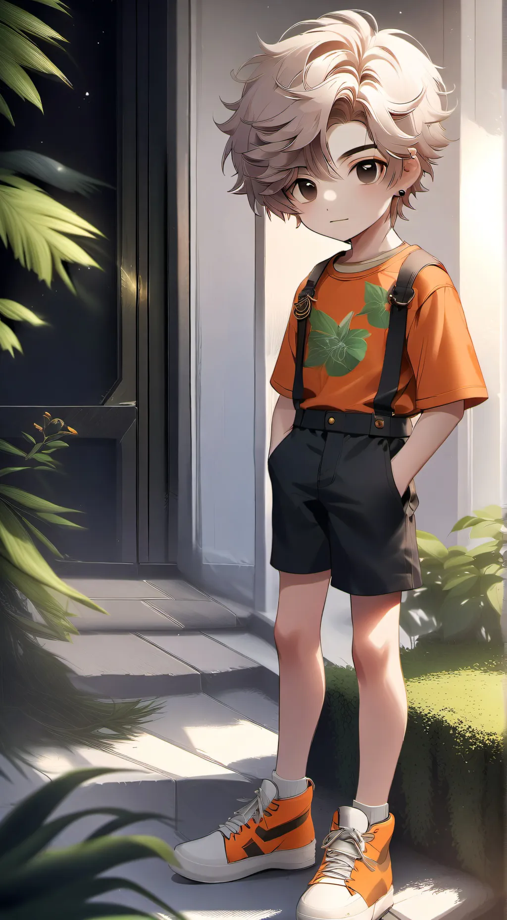 ai character: Jr and Cody Child background